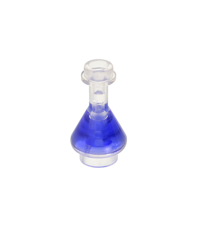 LEGO - Minifiguur-accessoire, erlenmeyerfles met gegoten transparant-paarse vloeistof - Trans-Clear | N
