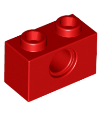 LEGO - Technic-steen 1 x 2 met gat - Red | N - Thumbnail