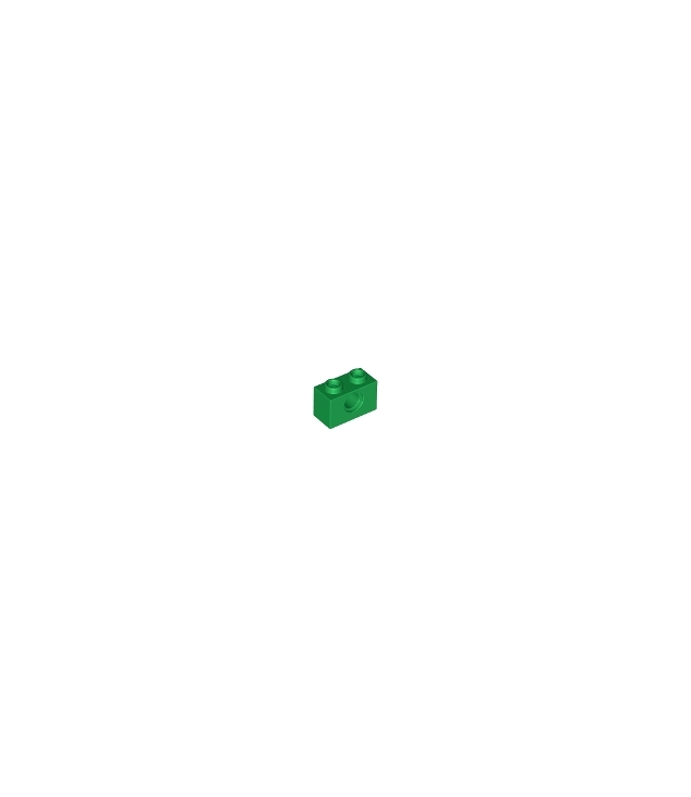 LEGO - Technic-steen 1 x 2 met gat - Green | N
