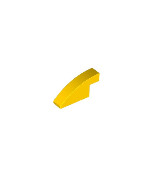 LEGO - Helling, gebogen 4 x 1 x 1 2/3 - Yellow | N