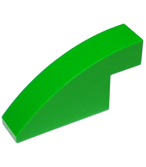 LEGO - Helling, gebogen 4 x 1 x 1 2/3 - Bright Green | N - Thumbnail