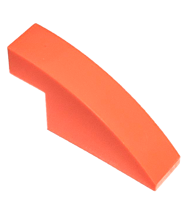 LEGO - Helling, gebogen 4 x 1 x 1 2/3 - Coral | N