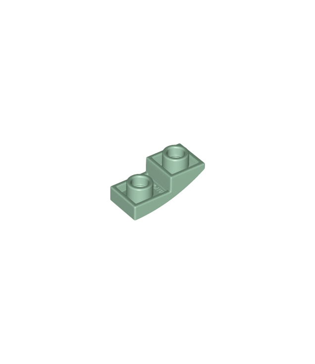 LEGO - Helling, gebogen 2 x 1 x 2/3 omgekeerd - Sand Green | N