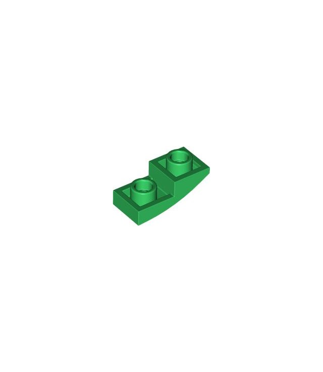 LEGO - Helling, gebogen 2 x 1 x 2/3 omgekeerd - Green | N
