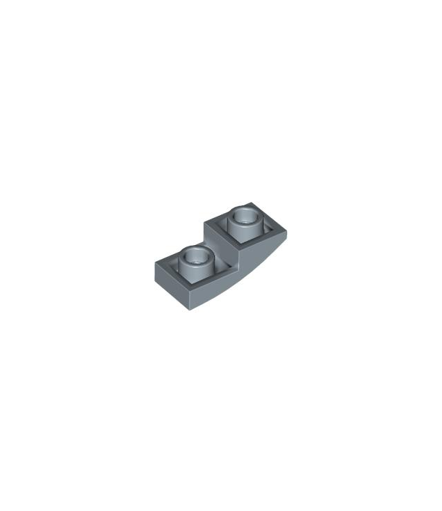 LEGO - Helling, gebogen 2 x 1 x 2/3 omgekeerd - Sand Blue | N