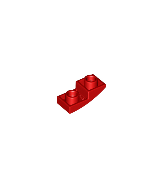 LEGO - Helling, gebogen 2 x 1 x 2/3 omgekeerd - Red | N