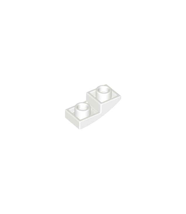 LEGO - Helling, gebogen 2 x 1 x 2/3 omgekeerd - White | N