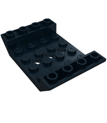 LEGO - Helling, omgekeerd 45 graden 6 x 4 dubbel met 4 x 4-uitsparing en 3 gaten - Black | N - Thumbnail