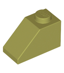 LEGO - Helling 45 graden 2 x 1 - Olive Green | N - Thumbnail
