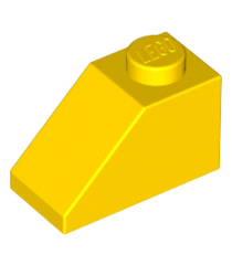 LEGO - Helling 45 graden 2 x 1 - Yellow | N - Thumbnail