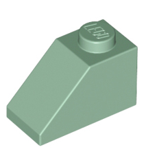 LEGO - Helling 45 graden 2 x 1 - Sand Green | N - Thumbnail