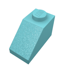 LEGO - Helling 45 graden 2 x 1 - Medium Azure | N - Thumbnail