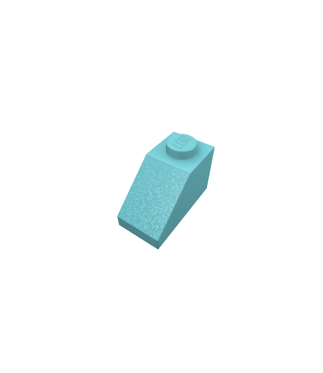 LEGO - Helling 45 graden 2 x 1 - Medium Azure | N