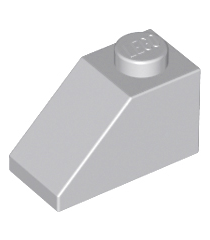 LEGO - Helling 45 graden 2 x 1 - Light Bluish Gray | N - Thumbnail