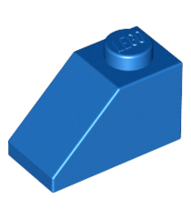 LEGO - Helling 45 graden 2 x 1 - Blue | N - Thumbnail