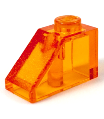 LEGO - Helling 45 graden 2 x 1 - Trans-Orange | N - Thumbnail