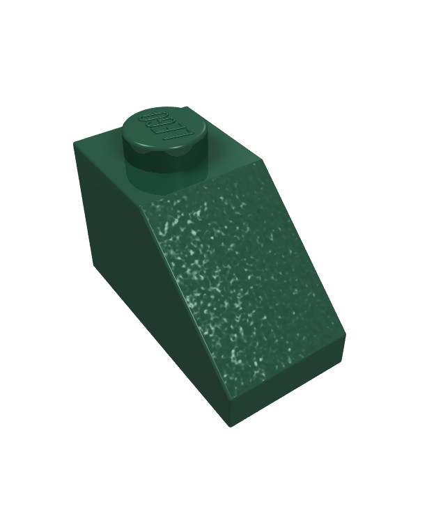 LEGO - Helling 45 graden 2 x 1 - Dark Green | N