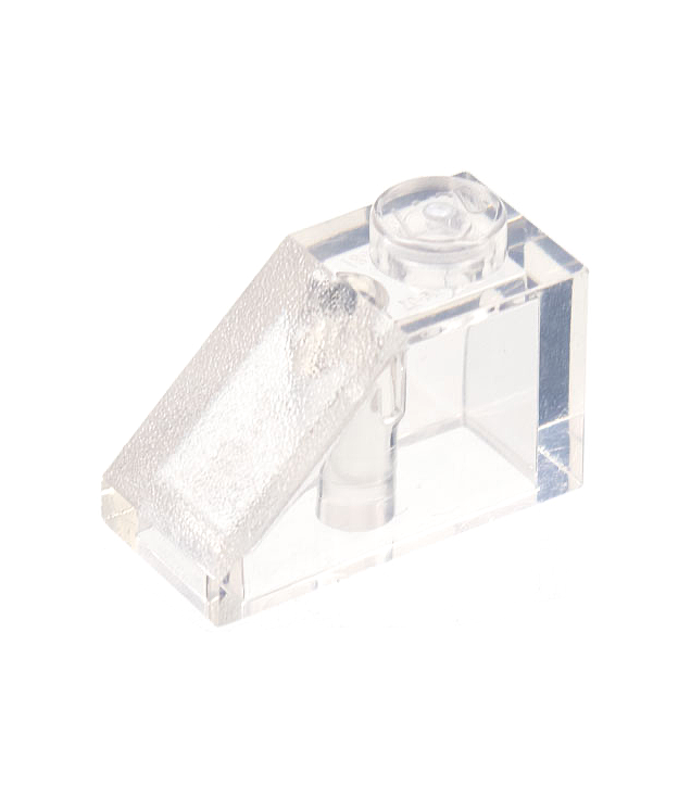 LEGO - Helling 45 graden 2 x 1 - Trans-Clear | N