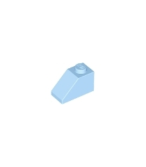 LEGO - Helling 45 graden 2 x 1 - Bright Light Blue | N - Thumbnail