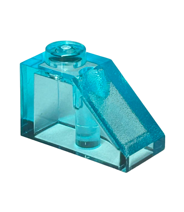 LEGO - Helling 45 graden 2 x 1 - Trans-Light Blue | N