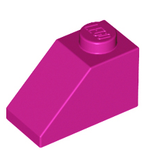 LEGO - Helling 45 graden 2 x 1 - Magenta | N - Thumbnail