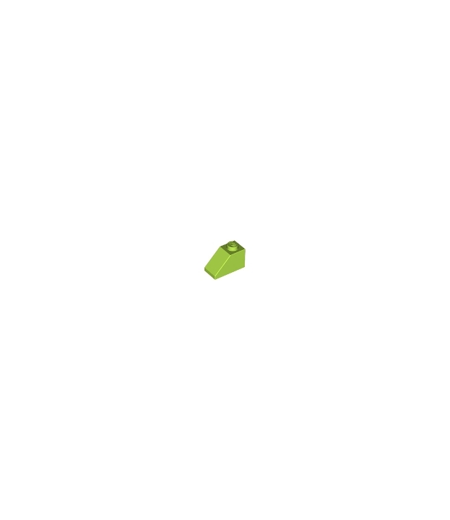 LEGO - Helling 45 graden 2 x 1 - Lime | N