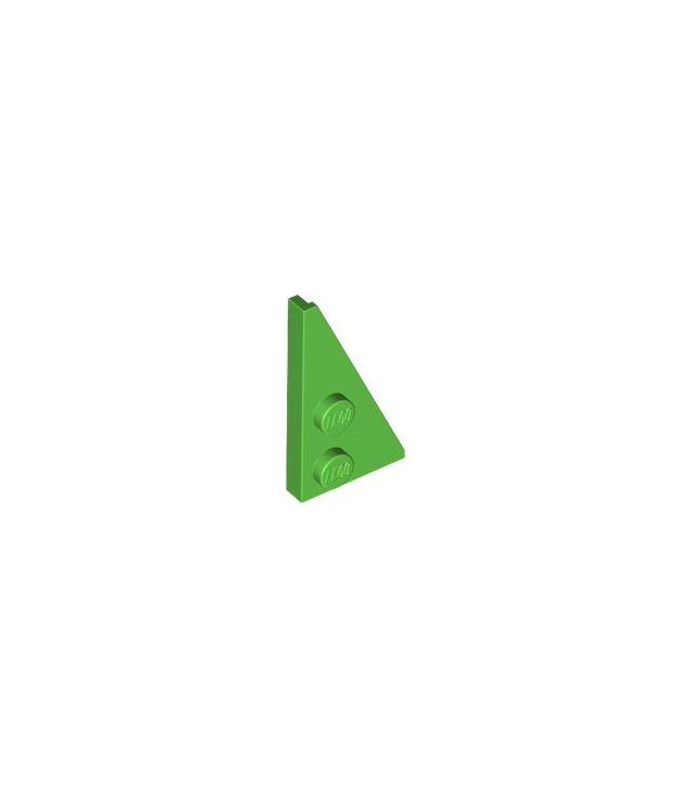 LEGO - Wig, plaat 4 x 2 rechts, puntig - Bright Green | N