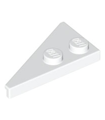 LEGO - Wig, plaat 4 x 2 rechts, puntig - White | N - Thumbnail