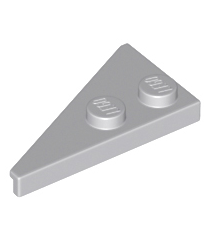 LEGO - Wig, plaat 4 x 2 rechts, puntig - Light Bluish Gray | N - Thumbnail