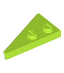 LEGO - Wig, plaat 4 x 2 rechts, puntig - Lime | N - Thumbnail