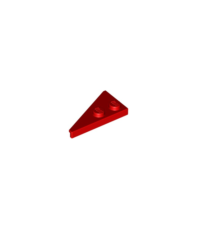 LEGO - Wig, plaat 4 x 2 rechts, puntig - Red | N