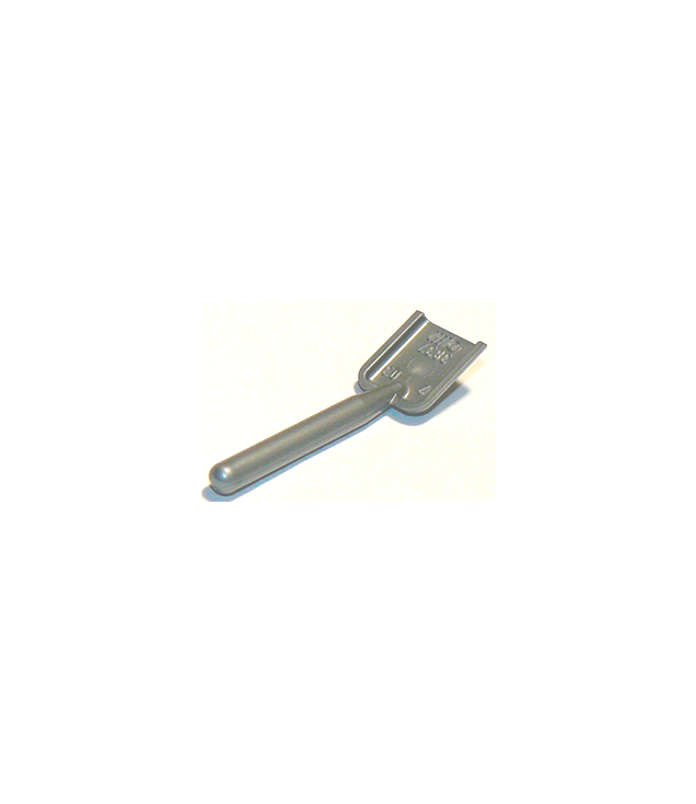 LEGO - Minifiguur-accessoire, schop / spade met ronde handgreep - Flat Silver | N