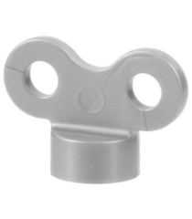 LEGO - Minifiguur-accessoire, opwindsleutel - Flat Silver | N - Thumbnail