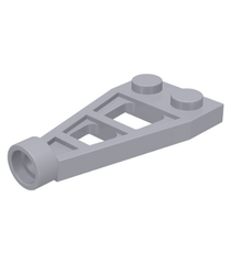LEGO - Plaat, gemodificeerd 1 x 2 met lange nophouder (ruimtevleugel) - Light Bluish Gray | N - Thumbnail