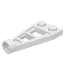 LEGO - Plaat, gemodificeerd 1 x 2 met lange nophouder (ruimtevleugel) - White | N - Thumbnail