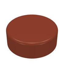 LEGO - Tegel, rond 1 x 1 - Reddish Brown | N - Thumbnail