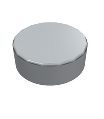 LEGO - Tegel, rond 1 x 1 - Light Bluish Gray | N - Thumbnail