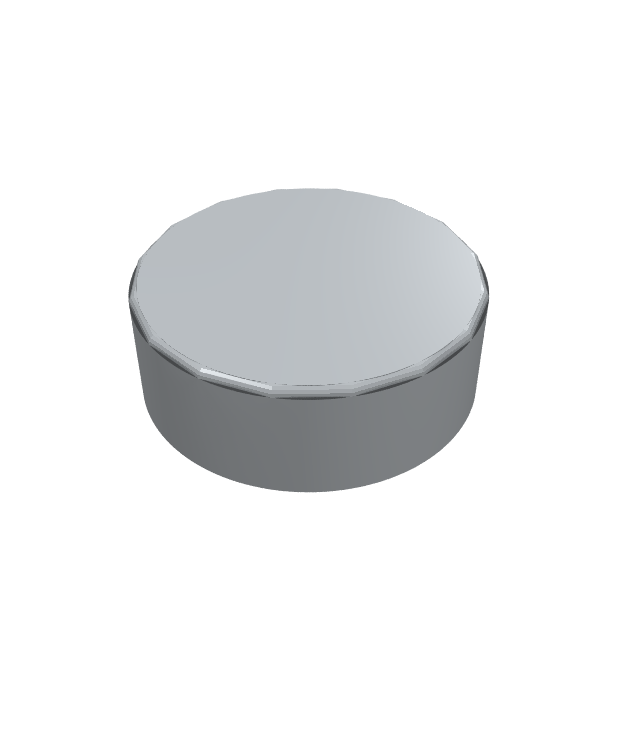 LEGO - Tegel, rond 1 x 1 - Light Bluish Gray | N