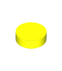 LEGO - Tegel, rond 1 x 1 - Neon Yellow | N - Thumbnail