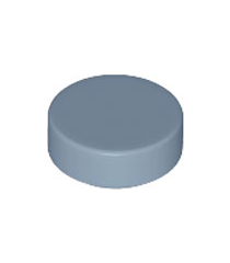 LEGO - Tegel, rond 1 x 1 - Sand Blue | N - Thumbnail