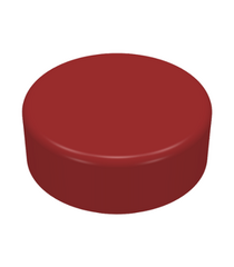 LEGO - Tegel, rond 1 x 1 - Dark Red | N - Thumbnail