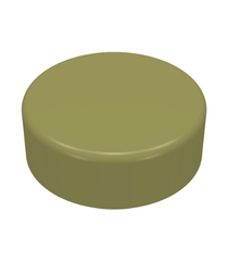 LEGO - Tegel, rond 1 x 1 - Olive Green | N - Thumbnail