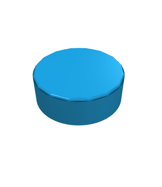 LEGO - Tegel, rond 1 x 1 - Dark Azure | N
