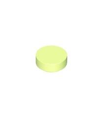 LEGO - Tegel, rond 1 x 1 - Yellowish Green | N - Thumbnail
