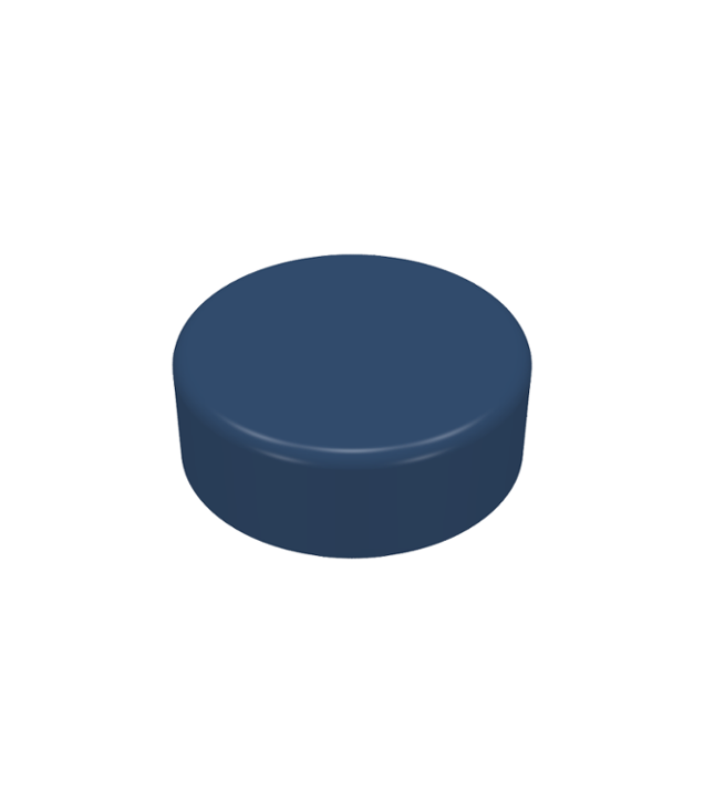 LEGO - Tegel, rond 1 x 1 - Dark Blue | N