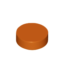 LEGO - Tegel, rond 1 x 1 - Dark Orange | N - Thumbnail