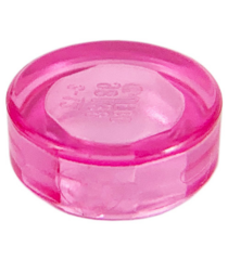 LEGO - Tegel, rond 1 x 1 - Trans-Dark Pink | N - Thumbnail