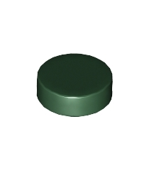 LEGO - Tegel, rond 1 x 1 - Dark Green | N - Thumbnail