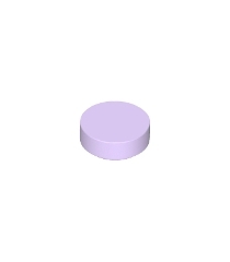 LEGO - Tegel, rond 1 x 1 - Lavender | N - Thumbnail