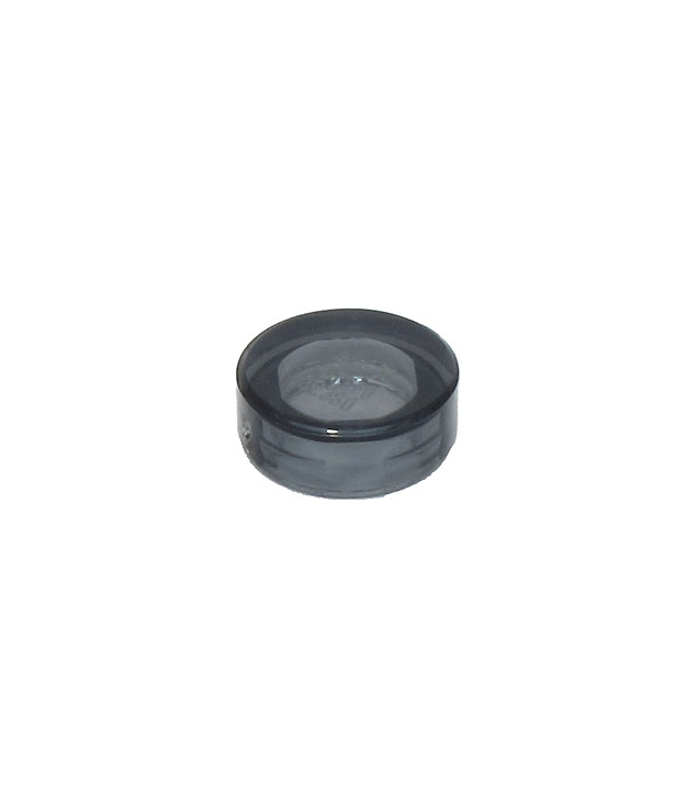 LEGO - Tegel, rond 1 x 1 - Trans-Black | N